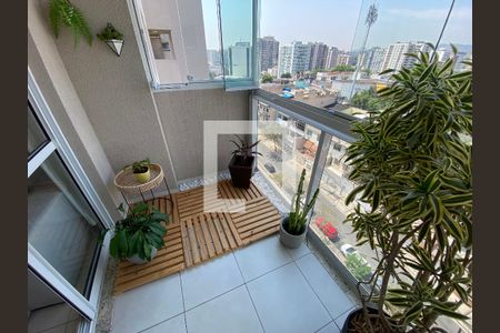 Varanda da Sala de apartamento à venda com 2 quartos, 57m² em Todos Os Santos, Rio de Janeiro