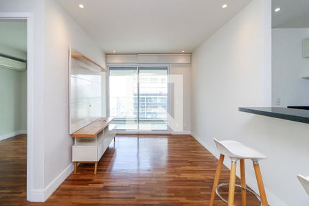 Sala de apartamento para alugar com 1 quarto, 52m² em Brooklin, São Paulo