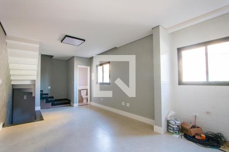 Sala/Cozinha de casa à venda com 2 quartos, 87m² em Vila Alzira, Santo André