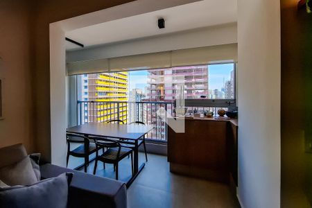 sala varanda de apartamento à venda com 1 quarto, 46m² em Vila Mariana, São Paulo