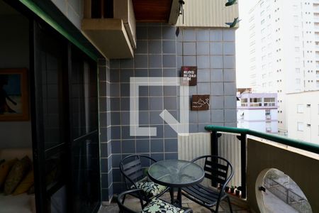 Varanda de apartamento para alugar com 3 quartos, 110m² em Jardim Tres Marias, Guarujá