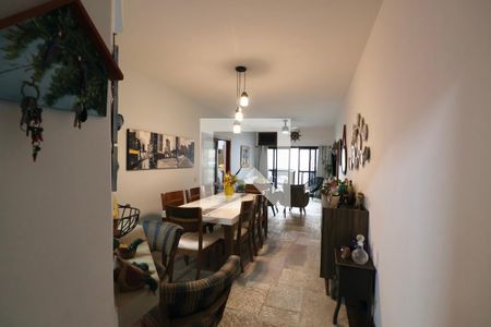 Sala de apartamento para alugar com 3 quartos, 110m² em Jardim Tres Marias, Guarujá