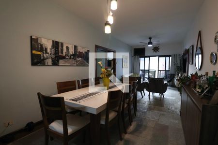 Sala de apartamento para alugar com 3 quartos, 110m² em Jardim Tres Marias, Guarujá