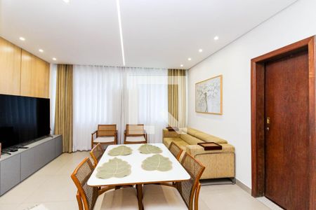 Sala de apartamento à venda com 3 quartos, 95m² em Cidade Nova, Belo Horizonte