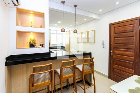 Sala de apartamento à venda com 3 quartos, 95m² em Cidade Nova, Belo Horizonte