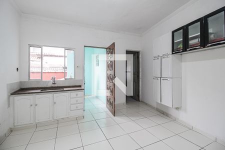 Cozinha de casa para alugar com 2 quartos, 60m² em Jardim Miranda, Mauá