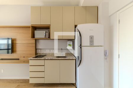 Cozinha de apartamento para alugar com 1 quarto, 43m² em Santa Ifigênia, São Paulo