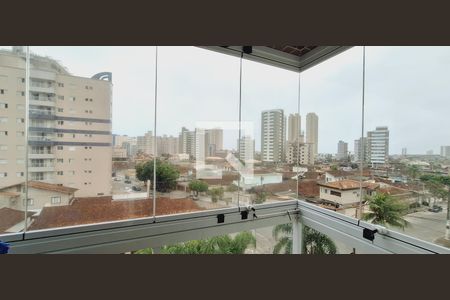 Varanda da Sala de apartamento para alugar com 2 quartos, 55m² em Mirim, Praia Grande