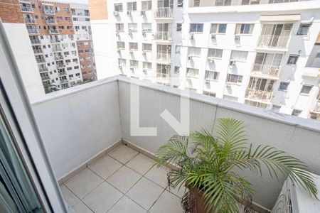 Varanda da Sala de apartamento para alugar com 1 quarto, 46m² em Centro, Rio de Janeiro