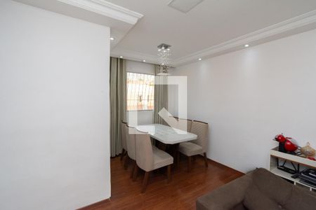 Sala de TV e Jantar de apartamento à venda com 3 quartos, 68m² em Santa Maria, Contagem