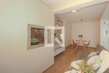 Sala de apartamento para alugar com 1 quarto, 49m² em Humaitá, Porto Alegre