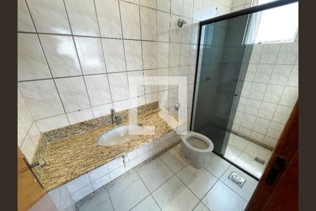 Banheiro da Suíte de apartamento à venda com 3 quartos, 143m² em Jardim Riacho das Pedras, Contagem