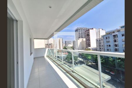 Varanda de apartamento à venda com 3 quartos, 94m² em Botafogo, Rio de Janeiro