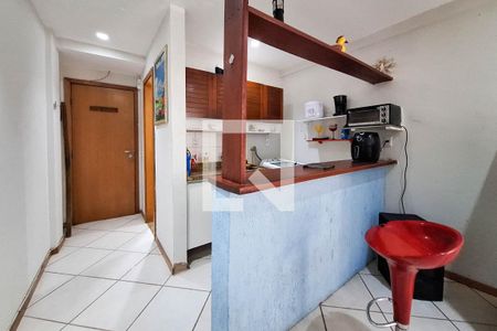 Sala/Cozinha de kitnet/studio para alugar com 1 quarto, 38m² em Itaipu, Niterói