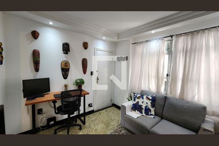 Sala de apartamento para alugar com 1 quarto, 50m² em Ponta da Praia, Santos