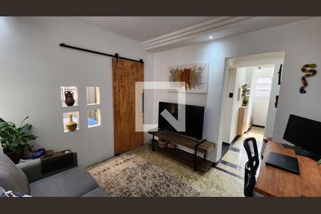 Sala de apartamento para alugar com 1 quarto, 50m² em Ponta da Praia, Santos