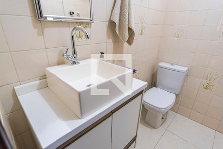 Banheiro 1 de casa à venda com 3 quartos, 150m² em Vila Homero Thon, Santo André