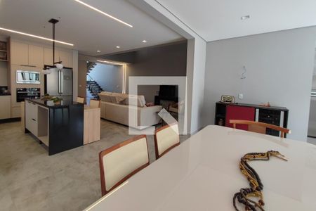 Sala de Jantar de casa de condomínio à venda com 3 quartos, 290m² em Swiss Park, Campinas