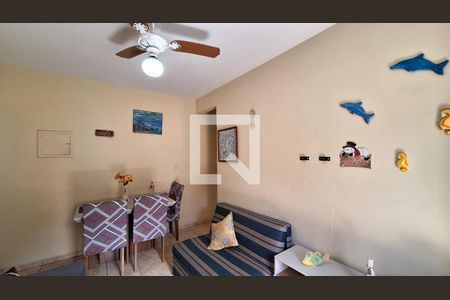 Sala de apartamento para alugar com 1 quarto, 70m² em Guilhermina, Praia Grande