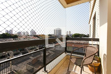 Varanda da Sala de apartamento à venda com 3 quartos, 66m² em Vila Esperança, São Paulo