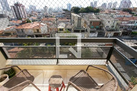 Varanda da Sala de apartamento à venda com 3 quartos, 66m² em Vila Esperança, São Paulo