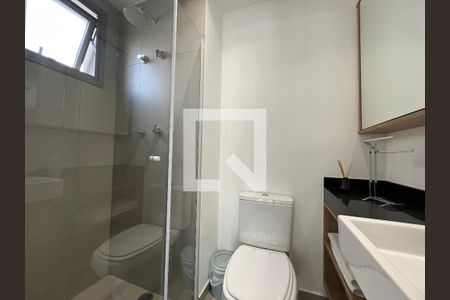 Banheiro  de apartamento para alugar com 1 quarto, 31m² em Vila Clementino, São Paulo