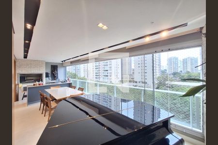 Varanda de apartamento à venda com 3 quartos, 134m² em Vila Anastácio, São Paulo