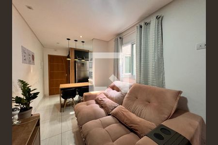 Sala de apartamento à venda com 2 quartos, 88m² em Vila Progresso, Santo André