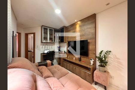 Sala de apartamento à venda com 2 quartos, 88m² em Vila Progresso, Santo André