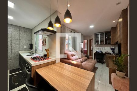 Sala de apartamento à venda com 2 quartos, 88m² em Vila Progresso, Santo André