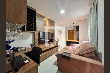 Sala de apartamento à venda com 2 quartos, 88m² em Vila Progresso, Santo André