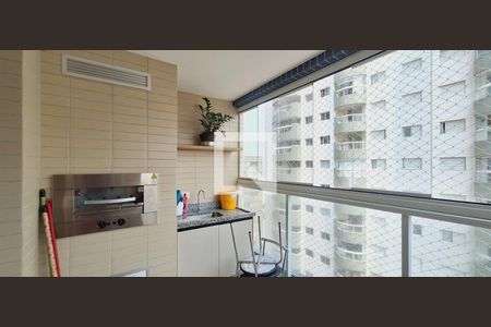 Varanda gourmet de apartamento para alugar com 2 quartos, 74m² em Aviação, Praia Grande