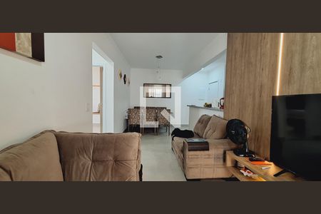 Sala de apartamento para alugar com 2 quartos, 74m² em Aviação, Praia Grande