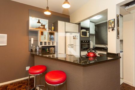 Cozinha de apartamento à venda com 1 quarto, 40m² em Auxiliadora, Porto Alegre