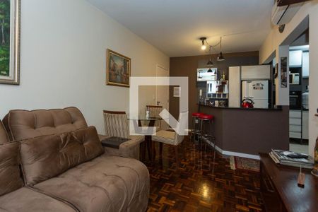 Sala de apartamento à venda com 1 quarto, 40m² em Auxiliadora, Porto Alegre