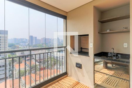 Varanda Gourmet de apartamento à venda com 3 quartos, 103m² em Campo Belo, São Paulo