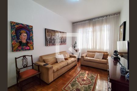 Sala  de apartamento à venda com 3 quartos, 95m² em Anchieta, Belo Horizonte