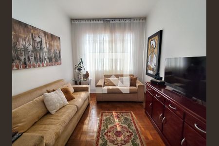 Sala  de apartamento à venda com 3 quartos, 95m² em Anchieta, Belo Horizonte