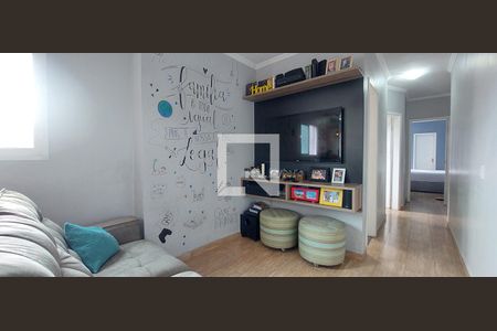 Sala de apartamento à venda com 2 quartos, 55m² em Vila Curuçá, Santo André