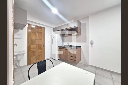 Cozinha/área de serviço  de apartamento para alugar com 1 quarto, 28m² em Luz, São Paulo