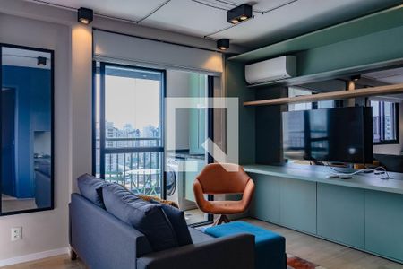 Studio de apartamento para alugar com 1 quarto, 38m² em Mirandópolis, São Paulo