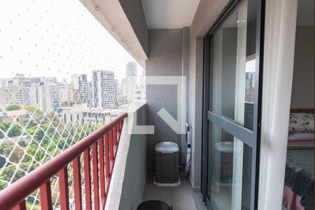 Varanda de kitnet/studio para alugar com 1 quarto, 27m² em Vila Mariana, São Paulo