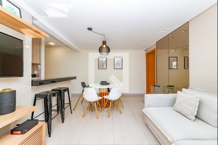 Sala de apartamento à venda com 2 quartos, 58m² em Buritis, Belo Horizonte