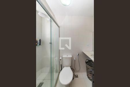 Banheiro da Suíte de apartamento à venda com 2 quartos, 58m² em Buritis, Belo Horizonte