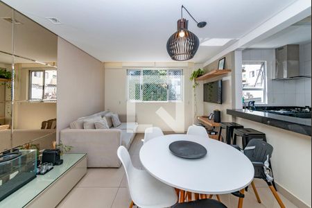 Sala de apartamento à venda com 2 quartos, 58m² em Buritis, Belo Horizonte