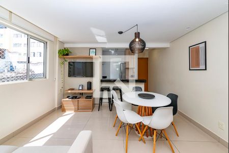 Sala de apartamento à venda com 2 quartos, 58m² em Buritis, Belo Horizonte