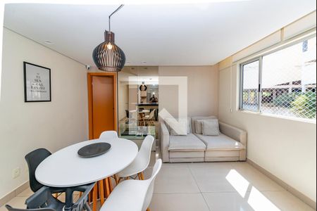 Sala de apartamento à venda com 2 quartos, 58m² em Buritis, Belo Horizonte