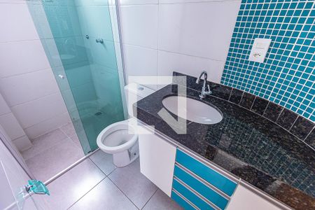 Banheiro do Quarto 1 / suíte de apartamento à venda com 2 quartos, 55m² em Copacabana, Belo Horizonte