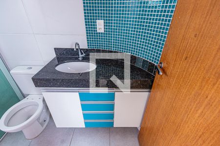 Banheiro do Quarto 1 / suíte de apartamento à venda com 2 quartos, 55m² em Copacabana, Belo Horizonte