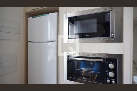 Cozinha de apartamento para alugar com 1 quarto, 55m² em Saco dos Limões, Florianópolis